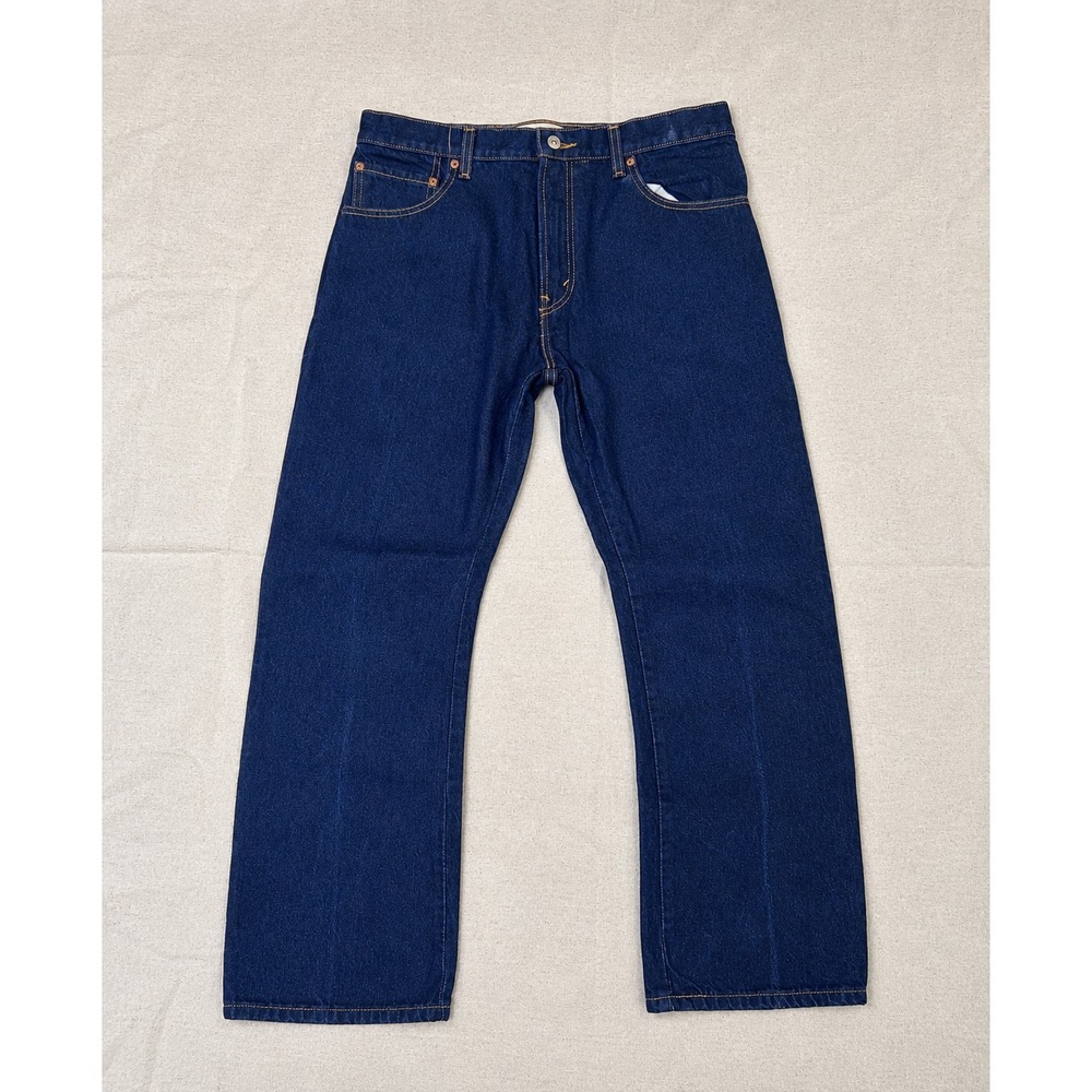 Levis 517 Jeans Mens 34x30 Blue Boot Cut Denim Dark Wash 100% Cotton Classic